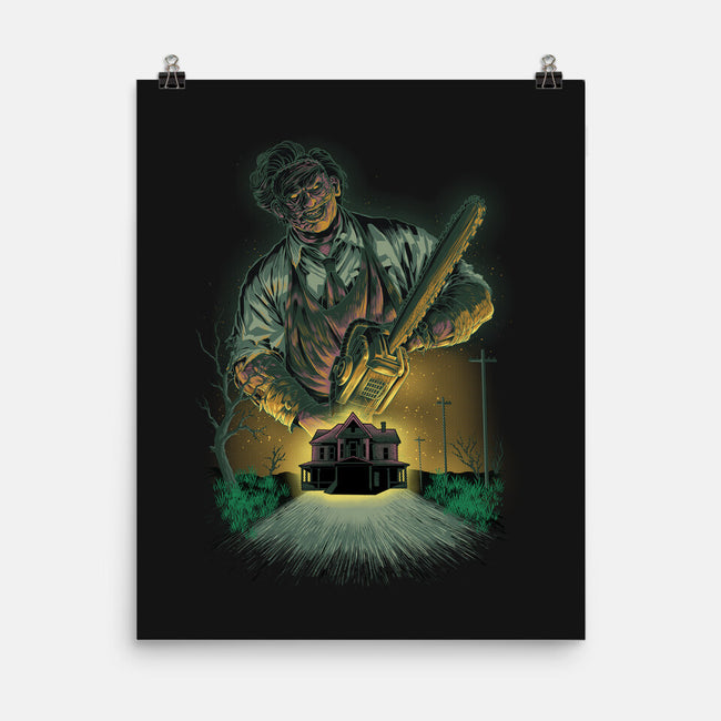 Chainsaw Butcher-None-Matte-Poster-Astrobot Invention