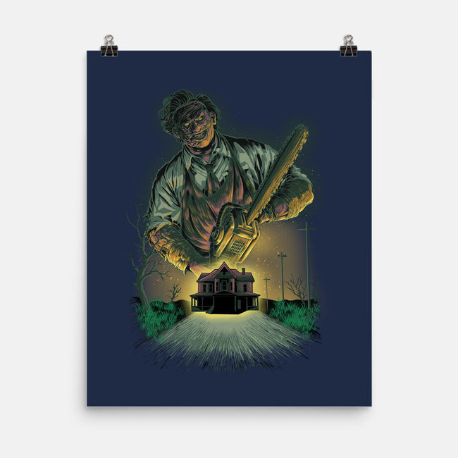 Chainsaw Butcher-None-Matte-Poster-Astrobot Invention