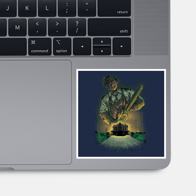 Chainsaw Butcher-None-Glossy-Sticker-Astrobot Invention