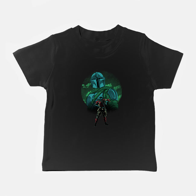 Beskar Hunter Nightsky-Baby-Basic-Tee-Astrobot Invention