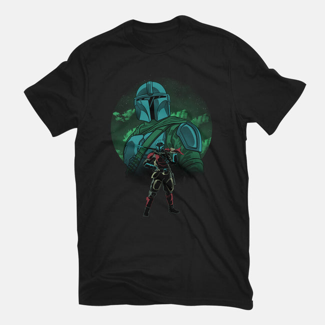 Beskar Hunter Nightsky-Youth-Basic-Tee-Astrobot Invention