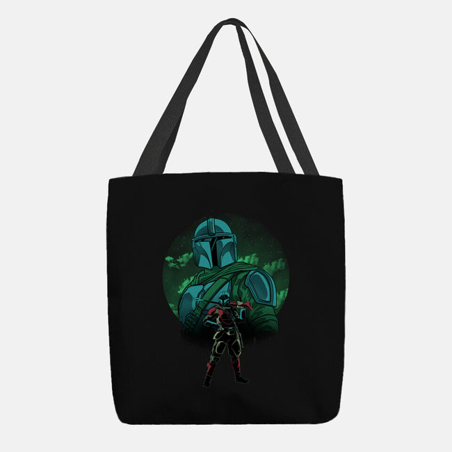 Beskar Hunter Nightsky-None-Basic Tote-Bag-Astrobot Invention