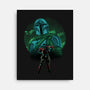 Beskar Hunter Nightsky-None-Stretched-Canvas-Astrobot Invention
