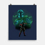Beskar Hunter Nightsky-None-Matte-Poster-Astrobot Invention
