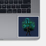 Beskar Hunter Nightsky-None-Glossy-Sticker-Astrobot Invention