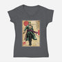 The Way Of The Pirate Hunter-Womens-V-Neck-Tee-DrMonekers