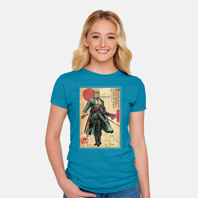 The Way Of The Pirate Hunter-Womens-Fitted-Tee-DrMonekers