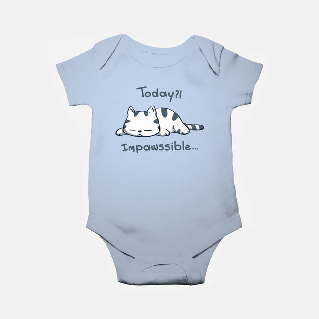 Is Impawssible-Baby-Basic-Onesie-sebasebi