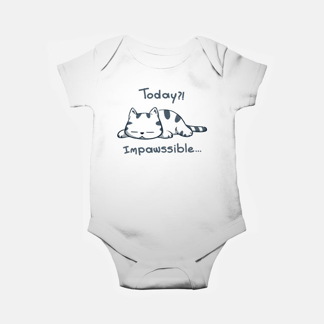 Is Impawssible-Baby-Basic-Onesie-sebasebi