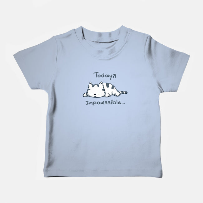 Is Impawssible-Baby-Basic-Tee-sebasebi