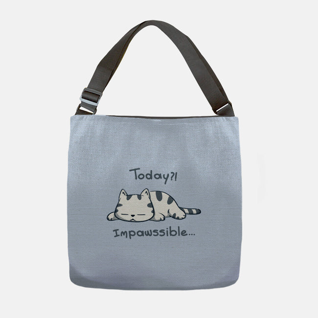 Is Impawssible-None-Adjustable Tote-Bag-sebasebi