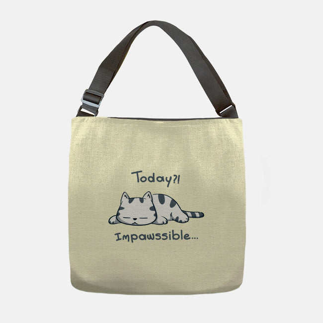 Is Impawssible-None-Adjustable Tote-Bag-sebasebi