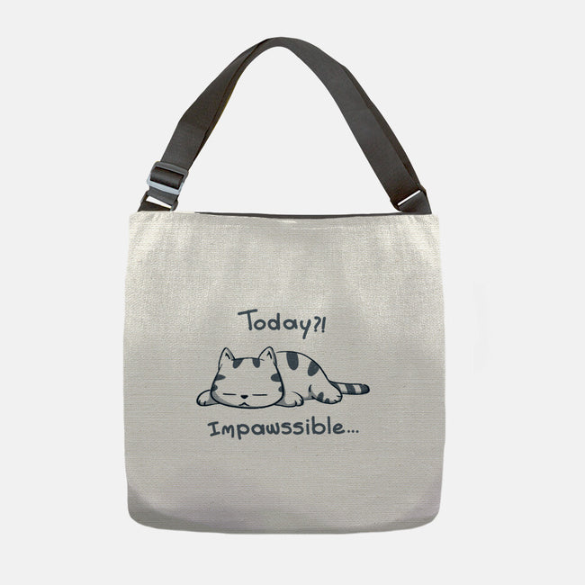 Is Impawssible-None-Adjustable Tote-Bag-sebasebi