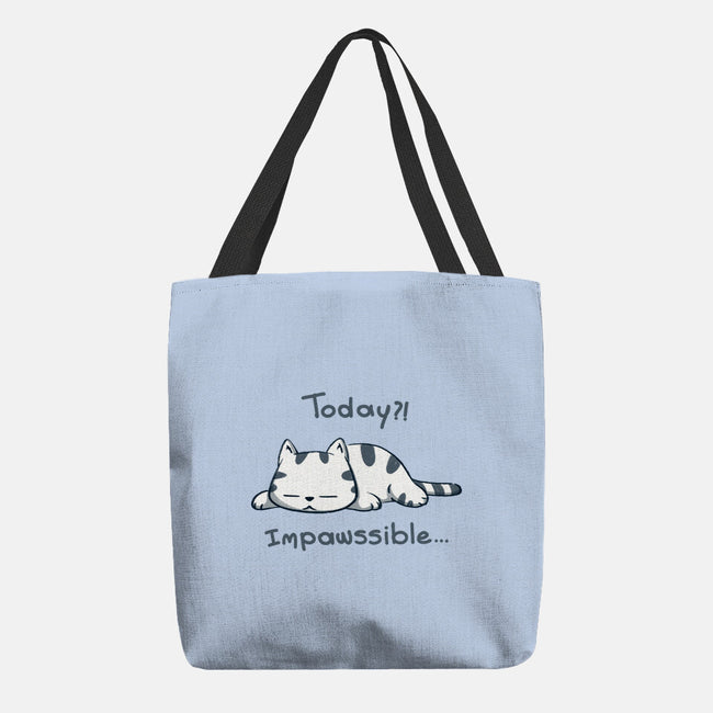 Is Impawssible-None-Basic Tote-Bag-sebasebi