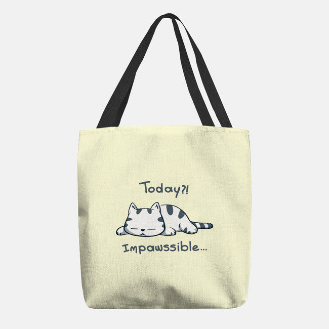 Is Impawssible-None-Basic Tote-Bag-sebasebi