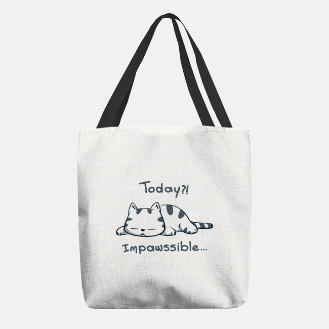 Is Impawssible-None-Basic Tote-Bag-sebasebi