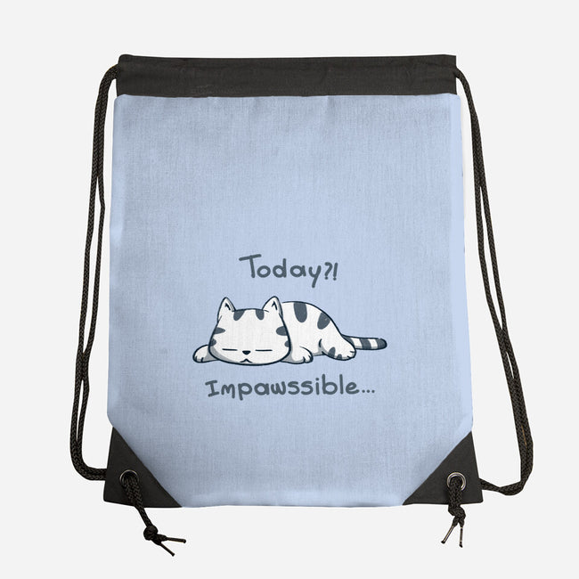 Is Impawssible-None-Drawstring-Bag-sebasebi
