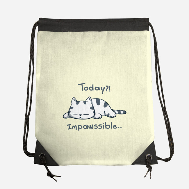 Is Impawssible-None-Drawstring-Bag-sebasebi