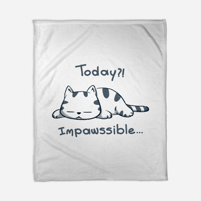 Is Impawssible-None-Fleece-Blanket-sebasebi