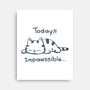 Is Impawssible-None-Stretched-Canvas-sebasebi
