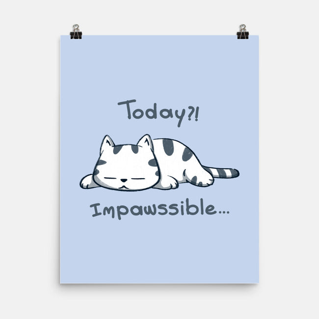 Is Impawssible-None-Matte-Poster-sebasebi
