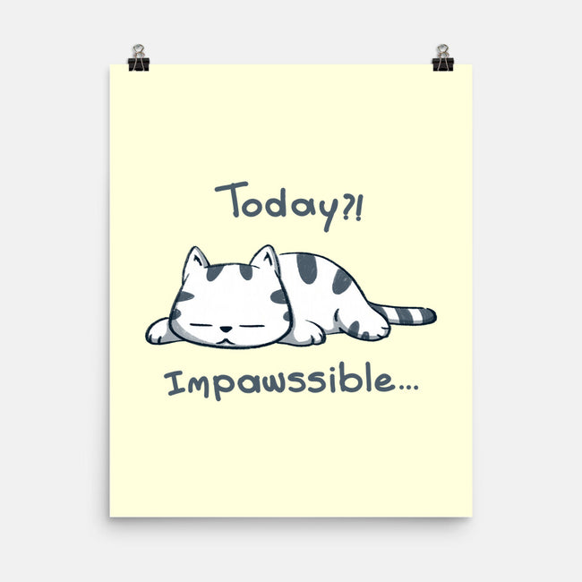 Is Impawssible-None-Matte-Poster-sebasebi