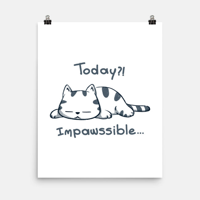 Is Impawssible-None-Matte-Poster-sebasebi