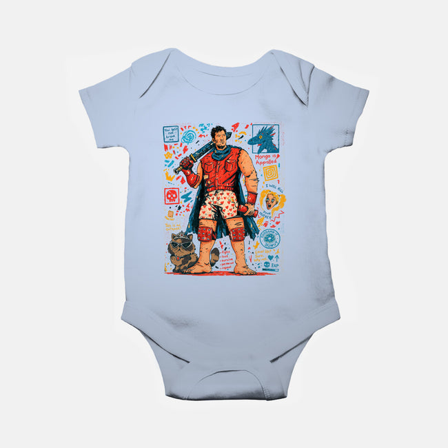 Fight Loot Survive Repeat-Baby-Basic-Onesie-sebasebi