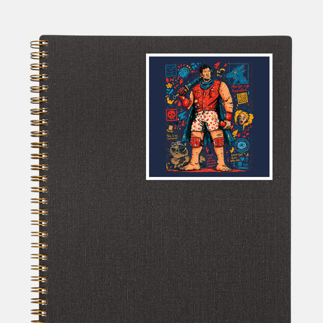 Fight Loot Survive Repeat-None-Glossy-Sticker-sebasebi