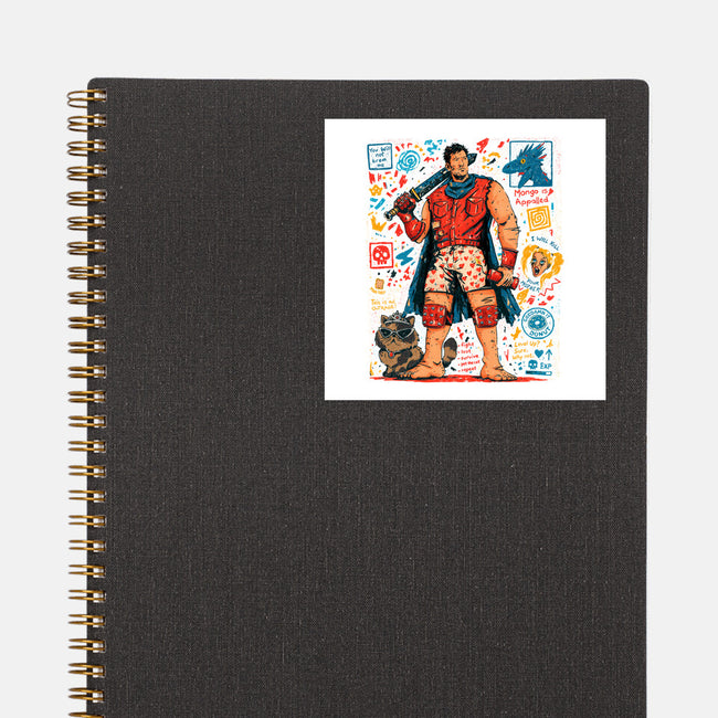 Fight Loot Survive Repeat-None-Glossy-Sticker-sebasebi