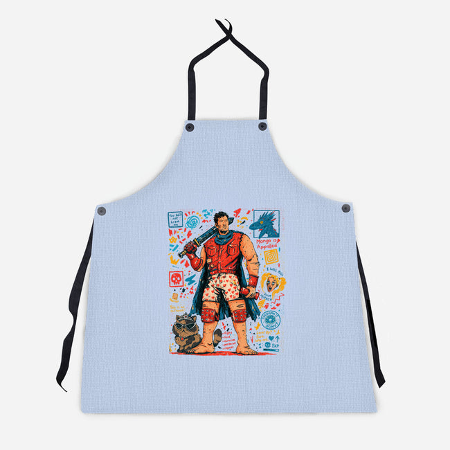 Fight Loot Survive Repeat-Unisex-Kitchen-Apron-sebasebi