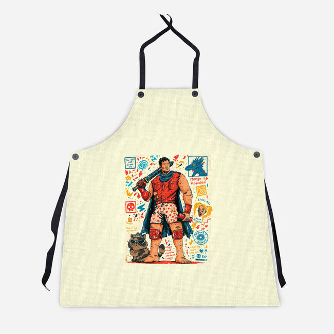 Fight Loot Survive Repeat-Unisex-Kitchen-Apron-sebasebi