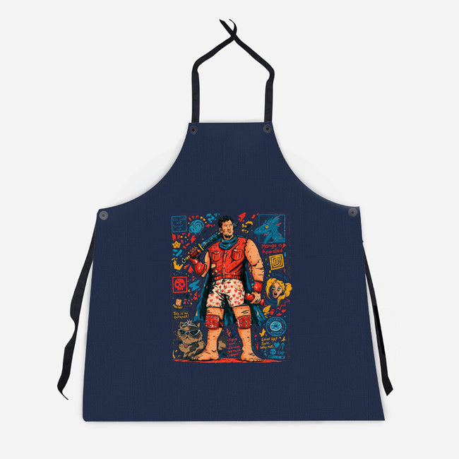 Fight Loot Survive Repeat-Unisex-Kitchen-Apron-sebasebi