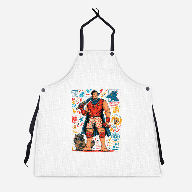 Fight Loot Survive Repeat-Unisex-Kitchen-Apron-sebasebi