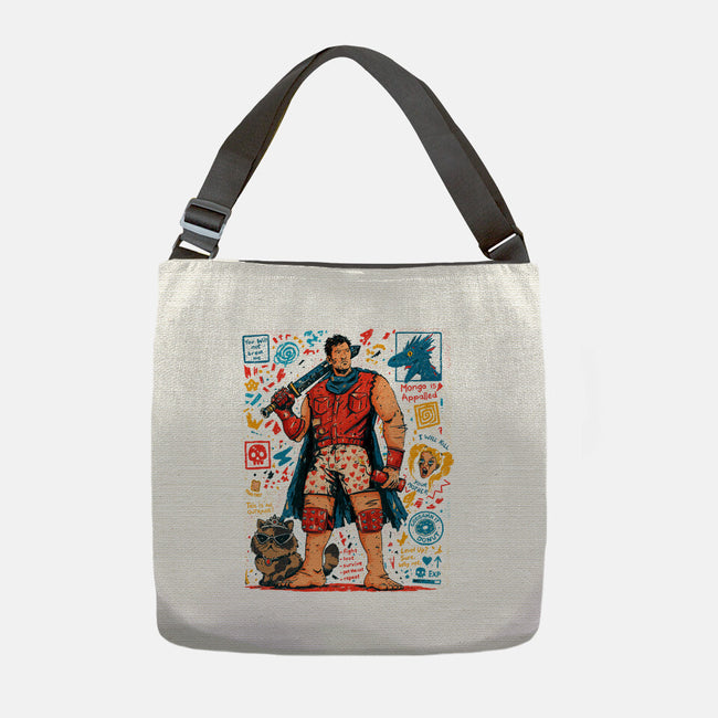 Fight Loot Survive Repeat-None-Adjustable Tote-Bag-sebasebi