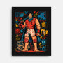 Fight Loot Survive Repeat-None-Stretched-Canvas-sebasebi