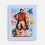 Fight Loot Survive Repeat-None-Stretched-Canvas-sebasebi