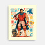Fight Loot Survive Repeat-None-Stretched-Canvas-sebasebi