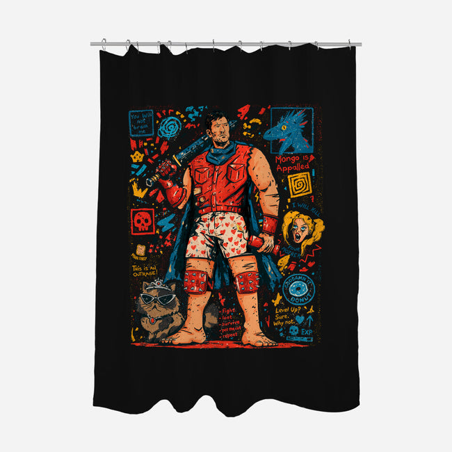 Fight Loot Survive Repeat-None-Polyester-Shower Curtain-sebasebi