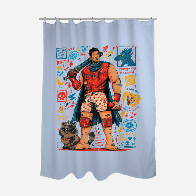 Fight Loot Survive Repeat-None-Polyester-Shower Curtain-sebasebi
