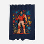 Fight Loot Survive Repeat-None-Polyester-Shower Curtain-sebasebi