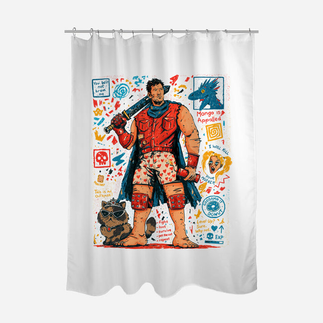 Fight Loot Survive Repeat-None-Polyester-Shower Curtain-sebasebi