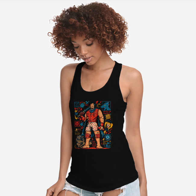 Fight Loot Survive Repeat-Womens-Racerback-Tank-sebasebi