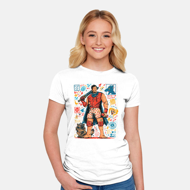 Fight Loot Survive Repeat-Womens-Fitted-Tee-sebasebi