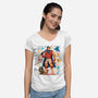 Fight Loot Survive Repeat-Womens-V-Neck-Tee-sebasebi