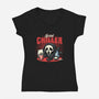 Serial Chiller Horror Movie-Womens-V-Neck-Tee-NemiMakeit