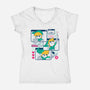 The Legend Loading-Womens-V-Neck-Tee-Eoli Studio