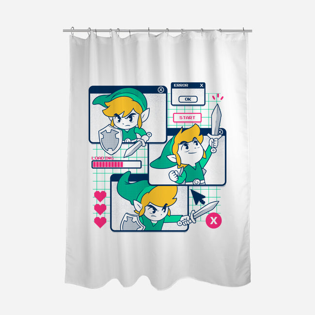 The Legend Loading-None-Polyester-Shower Curtain-Eoli Studio