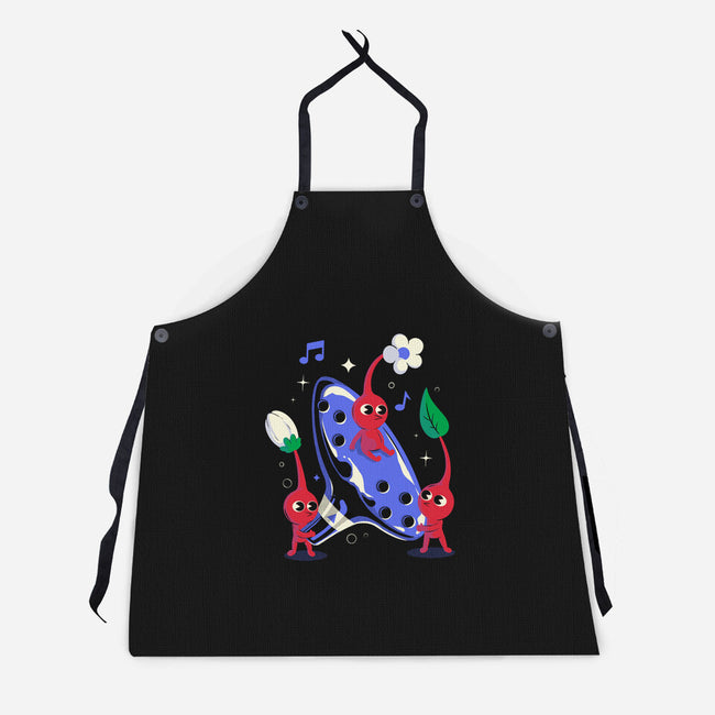 Nature's Treasures-Unisex-Kitchen-Apron-Eoli Studio