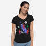 Nature's Treasures-Womens-V-Neck-Tee-Eoli Studio